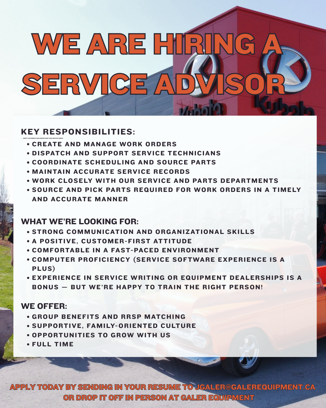 now hiring